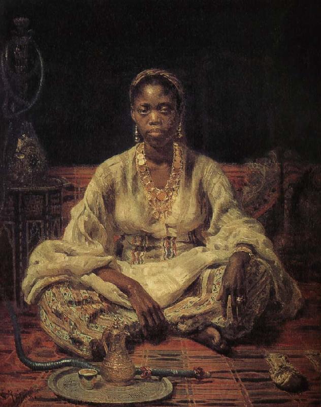 Ilia Efimovich Repin Black girl Germany oil painting art